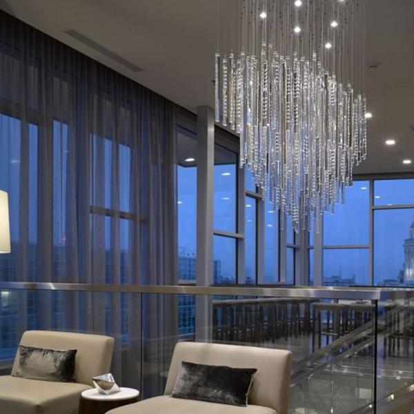 Lampe à LED suspendue nordique éclairage G9 lustre en verre pour l'éclairage intérieur
