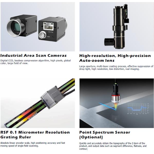 KV-Plus-8102 Linear Motor Vision Based Measurement System With 8.3X Lens