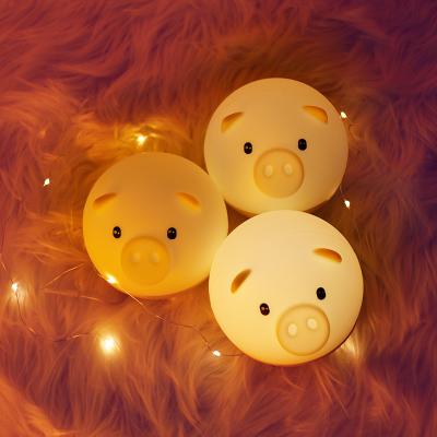 European CE Certified Silicone Cartoon Nightlight Food-Grade Voice Control Intelligent sleep aid