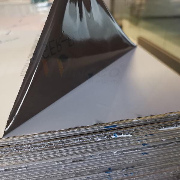 Folha gravada de aço inoxidável de superfície da linha fina antiderrapagem da placa com AISI 201 304 316