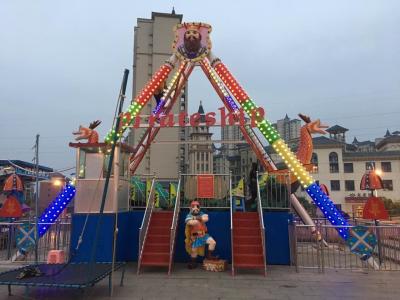 Children Safe Ride On Pirate Ship 3.5m Height 12CBM Volume Customized Color For Playground