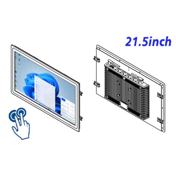 21.5-Inch High-Definition Windows Touch Display for Smart City Interfaces and Industrial Dashboards