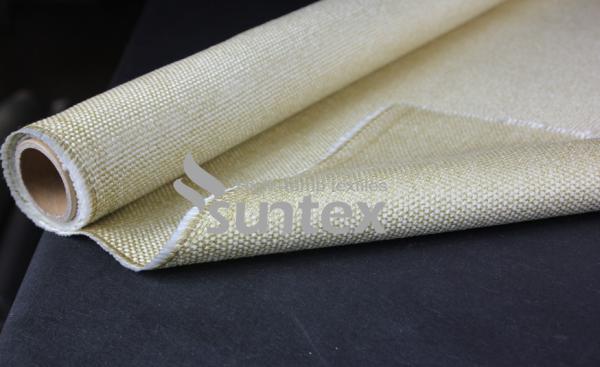 Fácil ser Vermiculite fabricado costurado revestiu a tela da fibra de vidro para gaxetas Oven Door Seals