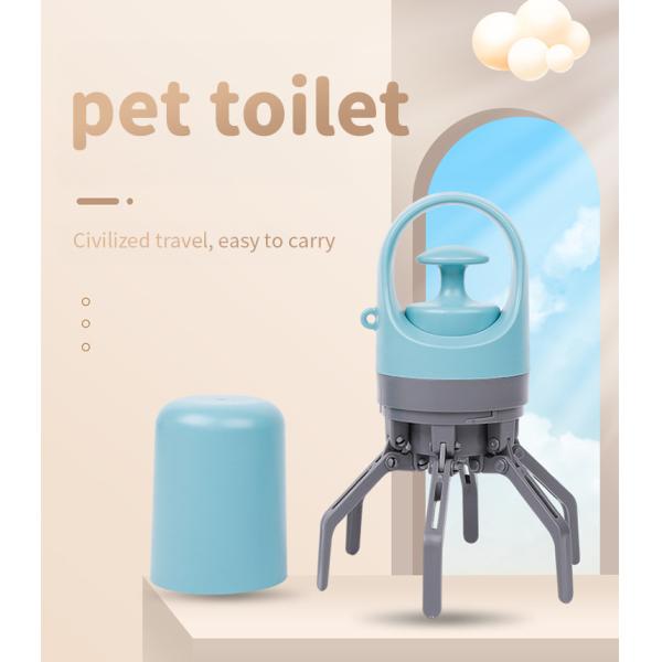 OEM ODM Dog Pooper Scooper Sustainable Plastic Blue Dog Poop Cleaner