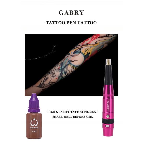 Customized Logo Wholesale Gabry Semi Permanent Makeup Pen Tattoo Machine Kit