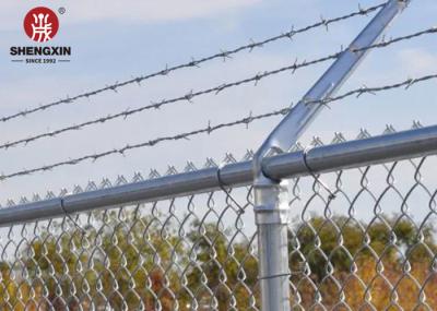 Diamond Hole 50x50mm Chain Link Mesh Fence Galvanized Pvc Coated Black For America