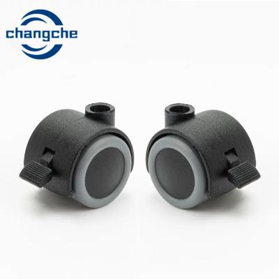 Fixed Nylon Office Chair Caster Wheels Quick And Simple Installation