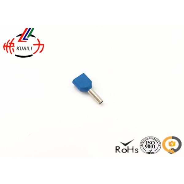 Insulated twin cord end terminals Double line and pipe shape TE16-14