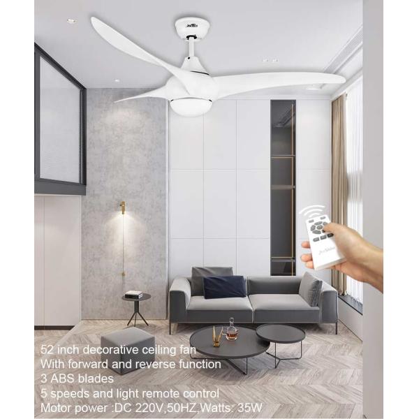 Прохладная функция Китайские складывающиеся потолочные вентиляторы с светодиодным светом 3000-6000K цветовая температура