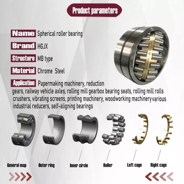 Deep Groove Oilfield Bearings 22230 Spherical Roller Bearing 22320MB / C3 W33