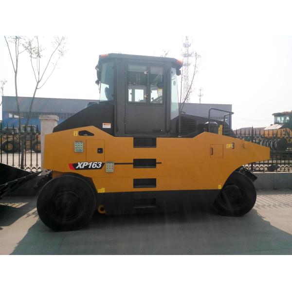 Oriemac XCMG 2 6 Ton Concrete Construction Equipment Rubber Tire Road Roller XP263 Yellow WEICHAI Engine