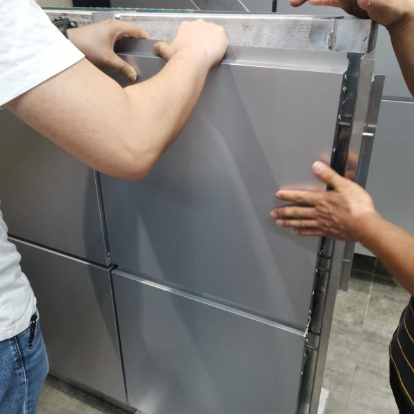 Anti Static Wooden Aluminum Composite Panel 3mm-6mm Thickness For Industrial
