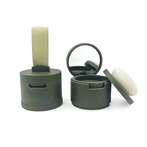 4G Size ABS Material Powder Case with Customized Color Hairline Finish and Mirror Included