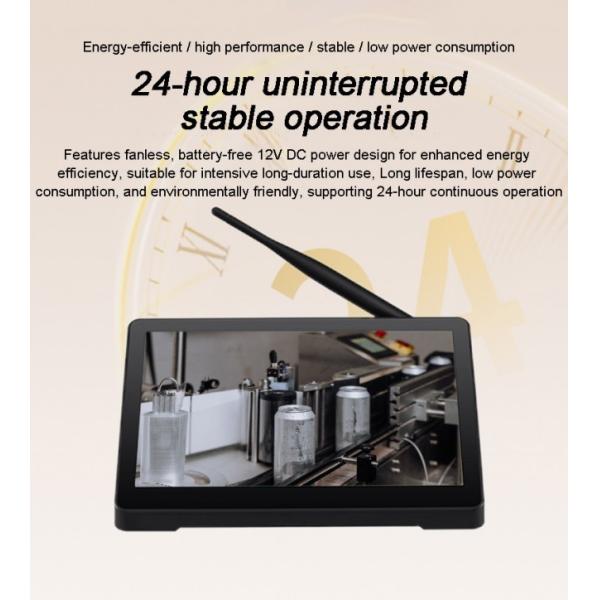 Incorporado en el exterior impermeable 1000 Nits 13,3 pulgadas Full HD IPS capacitivo panel de control industrial de pantalla táctil de montaje trasero