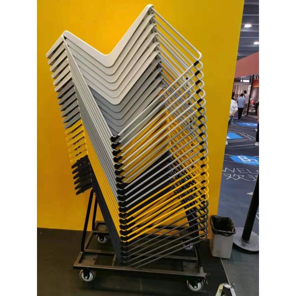 BIFMA Test PP Plastic Rolling Office Chair 200kg Bearing