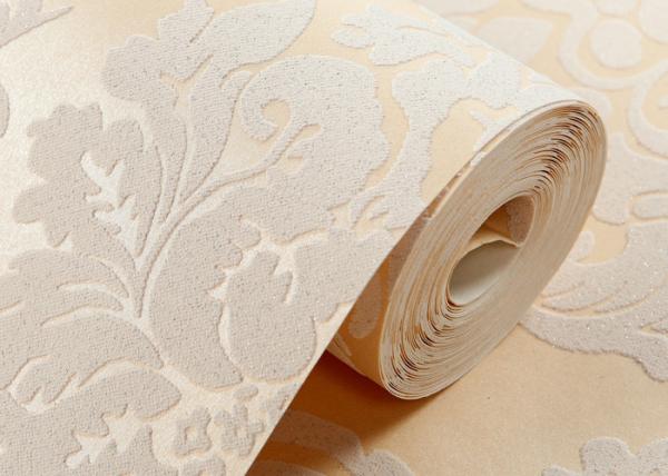 0.53*10M Victorian Pattern Wallpaper Washable with Non Woven Wall Paper , Soundproof