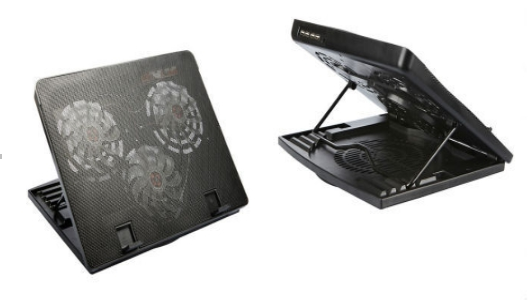 Notebook Cooler 360 Degree Rotating Laptop Stand 1.25W Input 47.35CFM Air Flow
