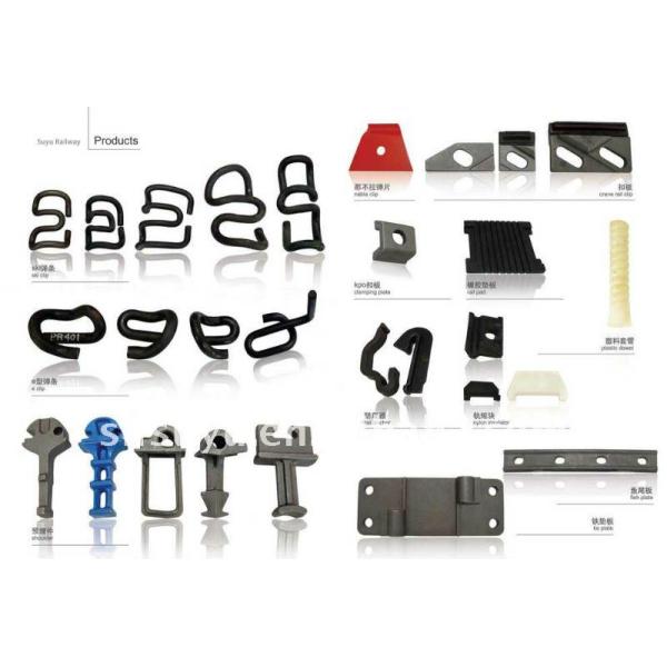 Простые стальные зажимы рельса 2-отверстия, А100/120 вытягивают шею струбцина рельса подгоняли зажим 9220