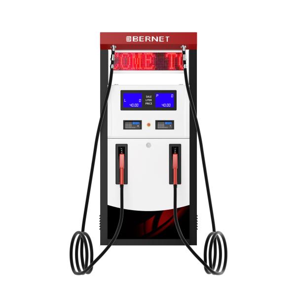 Bernet High Flow Rate High Hose Standard Chassis 4 Nozzles Fuel Dispenser for Gas Station