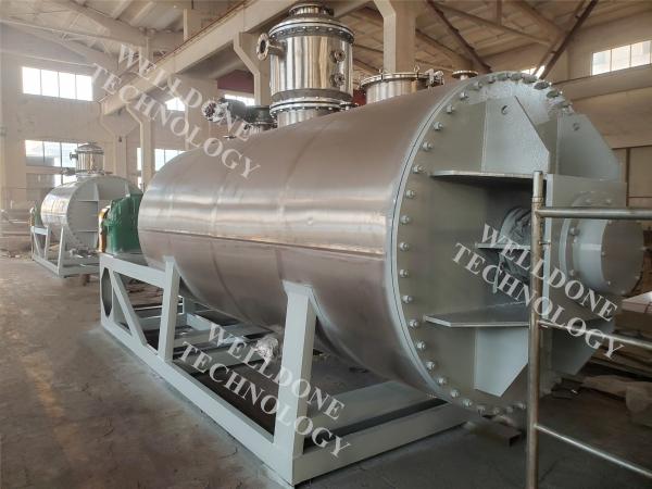 SUS316L Disc Vacuum Paddle Dryer For Sludge And Manure