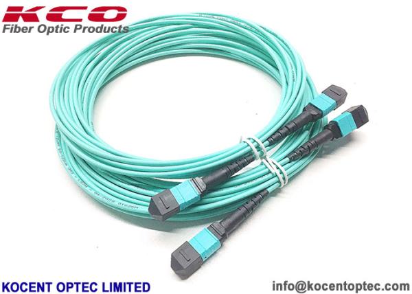 12fo 24fo MM OM3 OM4 50/125 MPO MTP câble à fibre optique