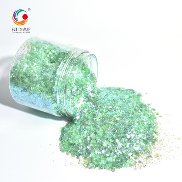 Chunky Iridescence Rainbow Loose Cosmetic Glitter Star Heart Shaped