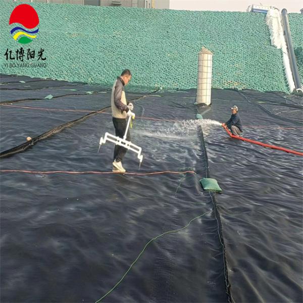 1.5 mm Liner de plástico HDPE para a aquicultura e depósito de lixo Impermeabilização Largura 2m-8m