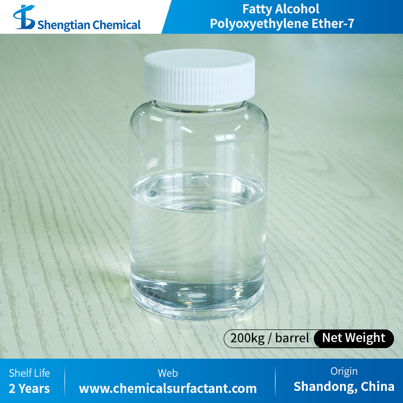 C12-14 Alcohol Ethoxylate 7EO / Laureth-7 CAS 68439-50-9 HLB 12-13 With Excellent Wetting Performance