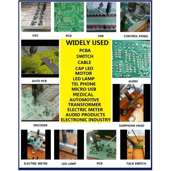 Automatic PCB Soldering Machine 5 Axis Dual Heads Desktop Soldering Robot