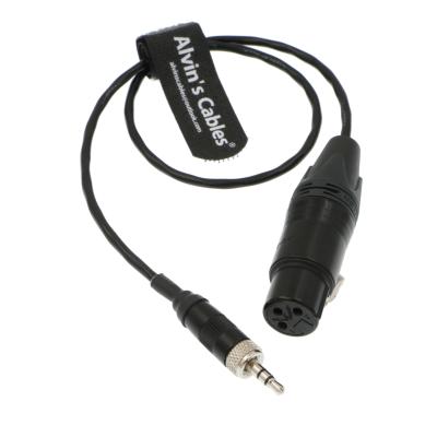 A visão por computador audio cabografa a fêmea de 3 Pin a travar o cabo de 3.5mm TRS para Sony D11 XLR