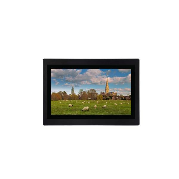 VGA / DVI Industrial LCD Monitor Touch Screen 15.6 Inch ROHS