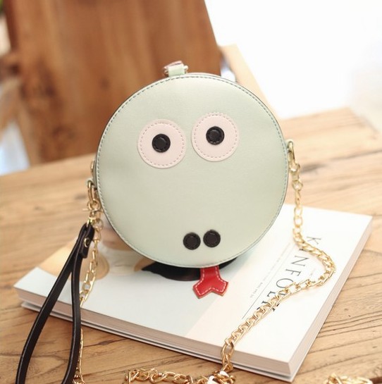 Buns national wind hit the color shoulder bag cute animal chain new women Messenger