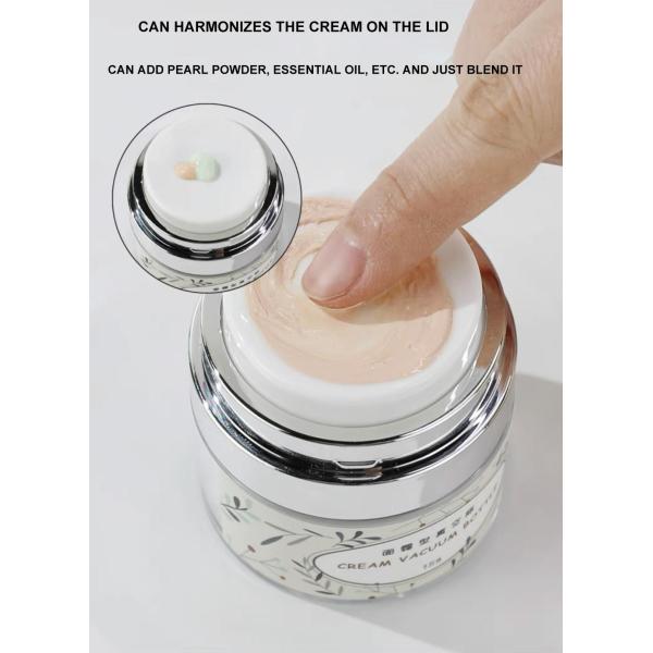 Refill Airless Cosmetic Packaging 30g 50g Acrylic Jars For Cosmetics