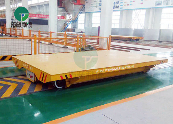 Workshop Bay To Bay Material Transfer Automatic Self Propelled Cart On Rail