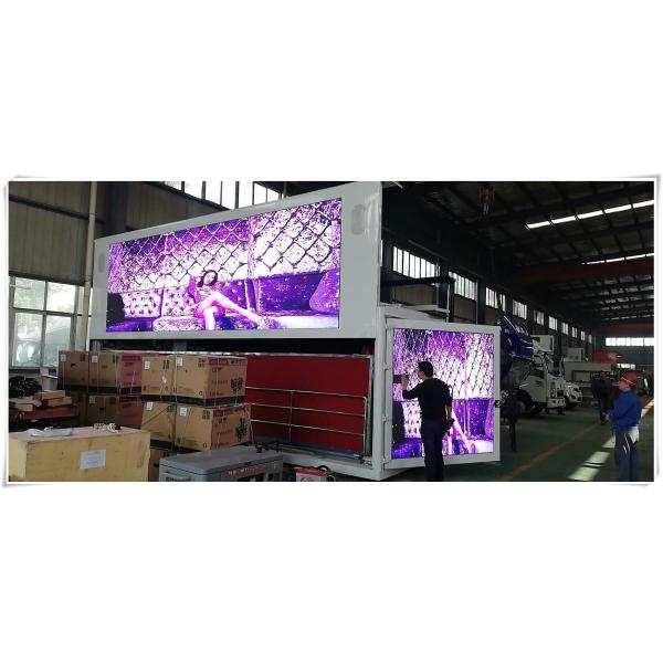 Рекламирующ мобильную тележку афиши цифров, П5/П6 привели видео- тележку