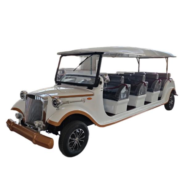 Электрический классический автомобиль 14 мест Винтажная тележка