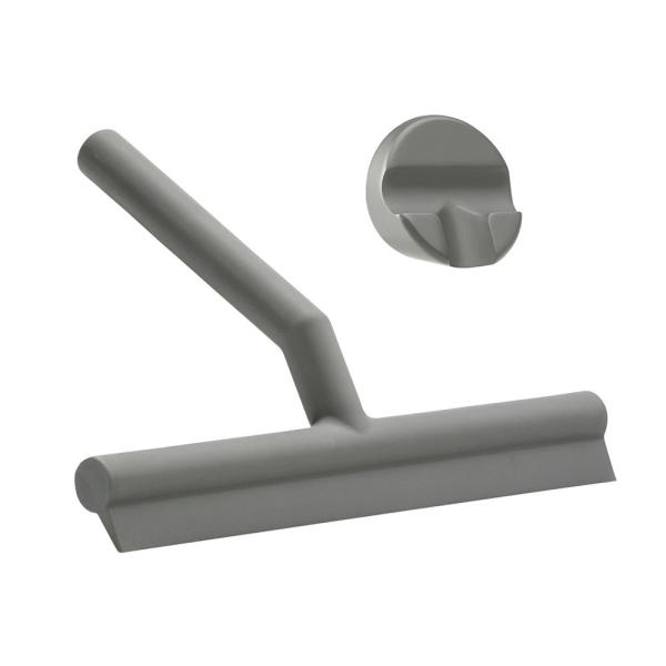 Unique design Stainless Steel glass wiper bathroom Wiper Shower Wipers with magnetic 3M holders
