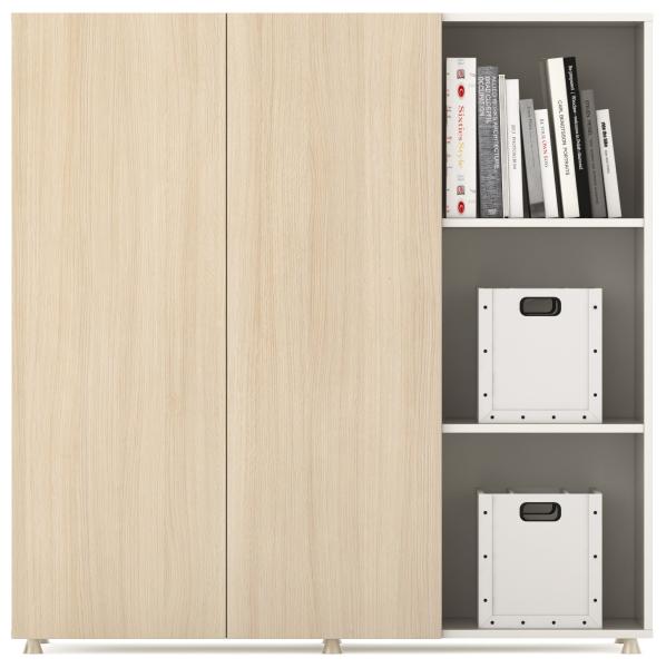 1200mm Office File Storage Cabinet Melamine Board Decorative Locking File Cabinets