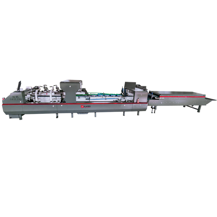 Corrugated Folder Gluer Machine with 300m/min Max Line Speed for B/E/F Flute and