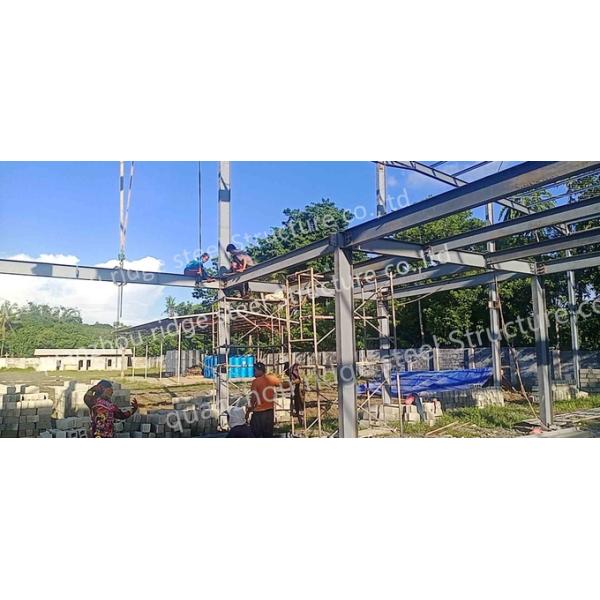 Steel Structure Poultry House Prefabricated Steel Frame House Environmental Protection Chicken Shed