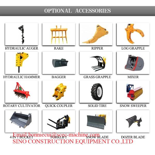 Multifunctional  0.9cbm 1.5 Ton Construction Wheel Loader