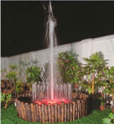 Проект фонтана круглого стиля крытый 1м небольшой музыкальный