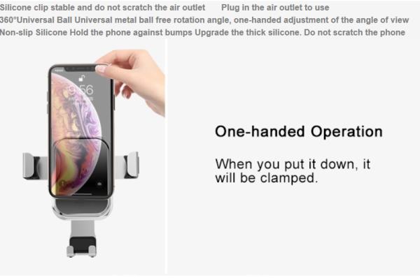 Convenient Car Mount Phone Holder Non Slip Magnetic Cell Phone Mount