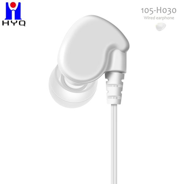 Light 8 Pin Wired In Ear Earphones Stereo Round Cable For IPhone