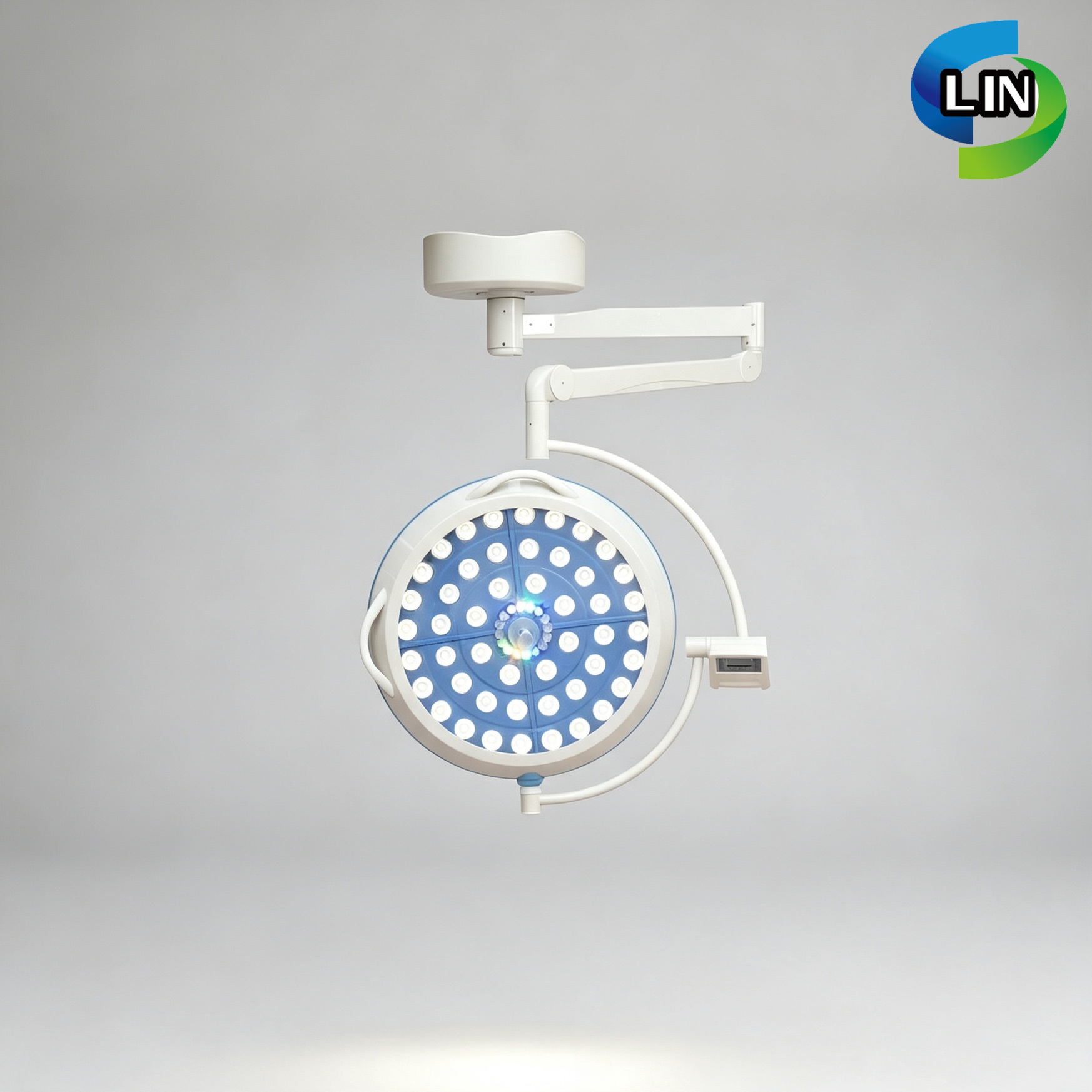 LED surgical shadowless light with 40,000-160,000 lux illuminance and 4000-6500K