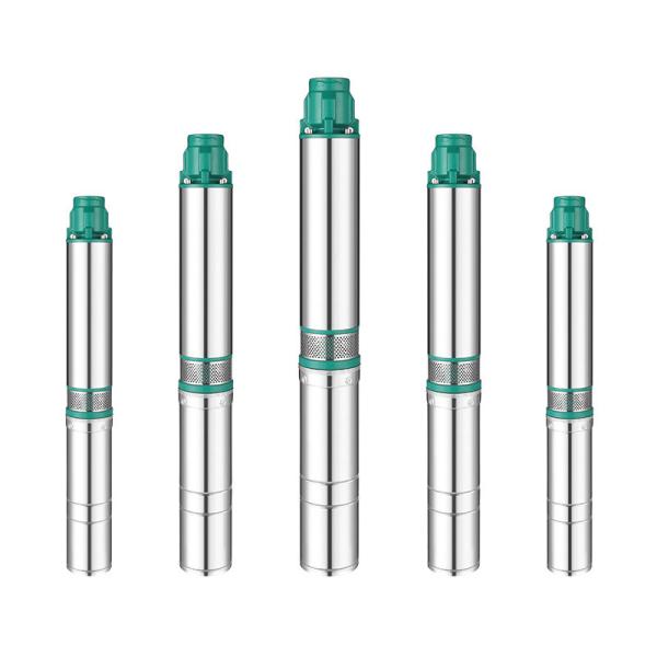 1hp 2hp 3hp high quality high pressure three phase brushless dc submersible solar water pump for agriculture irrigation