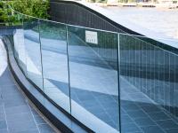 10-13mm Thickness Laminated Safety Glass with Clear Film Tempered Glass