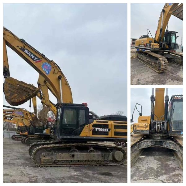Utilisé 2021 Sany SY550 Excavator minier Plus de 9000 heures Équipement de construction lourd