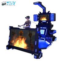 Les enfants jouent 9D les machines de tir virtuelles de jeu de danse de musique du simulateur VR