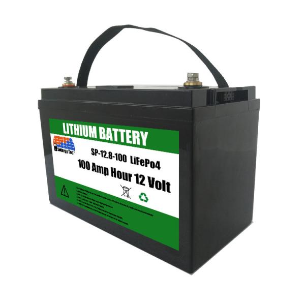 Thermal Proof 12v 100ah Lithium Ion Battery LFP 12V Solar Battery 30lbs